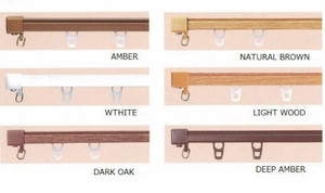 Stylish Double <b>Curtain</b> Rod with Iron with High-performance Made in Japan - Product Image 4