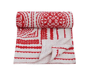 Hand Embroidered <b>Kantha</b> <b>Quilt</b> Applique - Product Image 1