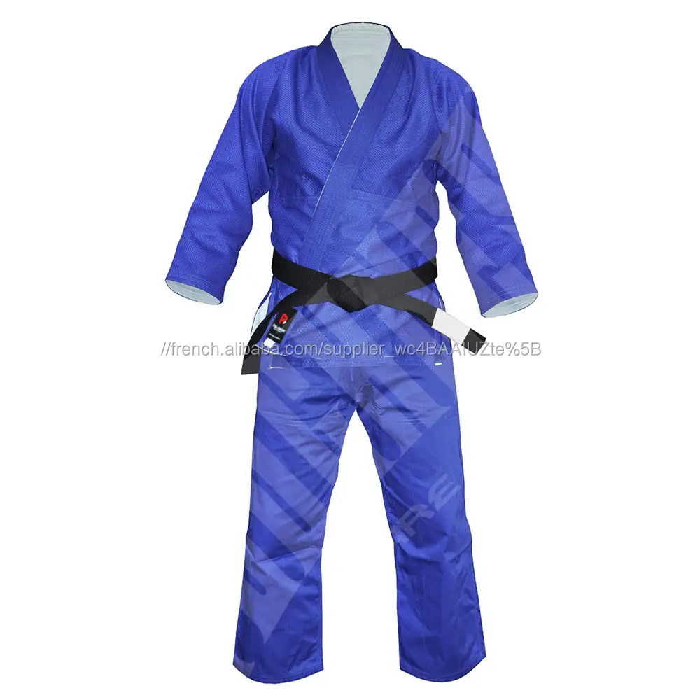Réversible Judo Uniforme - 100% Coton Pré Rétréci Double Armure 450 + 450 GSM