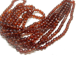 Mozambique grenat perles rondes à facettes en vrac rouge 5MM Alifinternational pour la fabrication de bijoux prix de gros pas cher - Product Image 3
