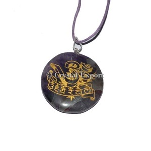 จี้ดาวห้าแฉกผสมพลอยแบน: จี้แกะสลักขายส่ง - Product Image 3