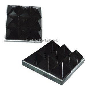 Plaque de pyramide vasu en Agate noire, dispositif de guérison, livraison gratuite - Product Image 1