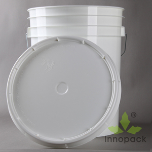 Cubo de Pintura de Plástico de 6 Galones de Alta Calidad, Material PP, con Asa y Tapa de Plástico - Product Image 3