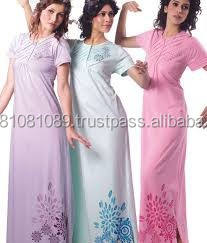 Vêtements de nuit indiens pour femmes Nuisette confortable pour un sommeil réparateur - Product Image 2