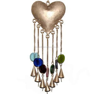 Rustic Elephant Design Indian <b>Wind</b> Chimes Handmade Home & <b>Garden</b> Decor, Wholesale Decorative Hanging <b>Ornament</b> - Product Image 3