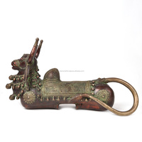Figura de bronce dorado de latón indio hecho a mano, figura de escultura de Lord Nandi Bull, estatua para decoración del hogar, artículos de regalo, ND-05 al por mayor