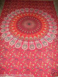 Aubusson Design Vintage reine ethnique tapisseries imprimé Mandala couverture jeter tenture murale maison drap de lit propagation Art décoratif - Product Image 5