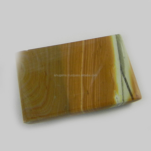 Jaspe Wagul Natural, Cabujón Rectangular de 26x17mm, Gema Suelta para Joyería - Product Image 2