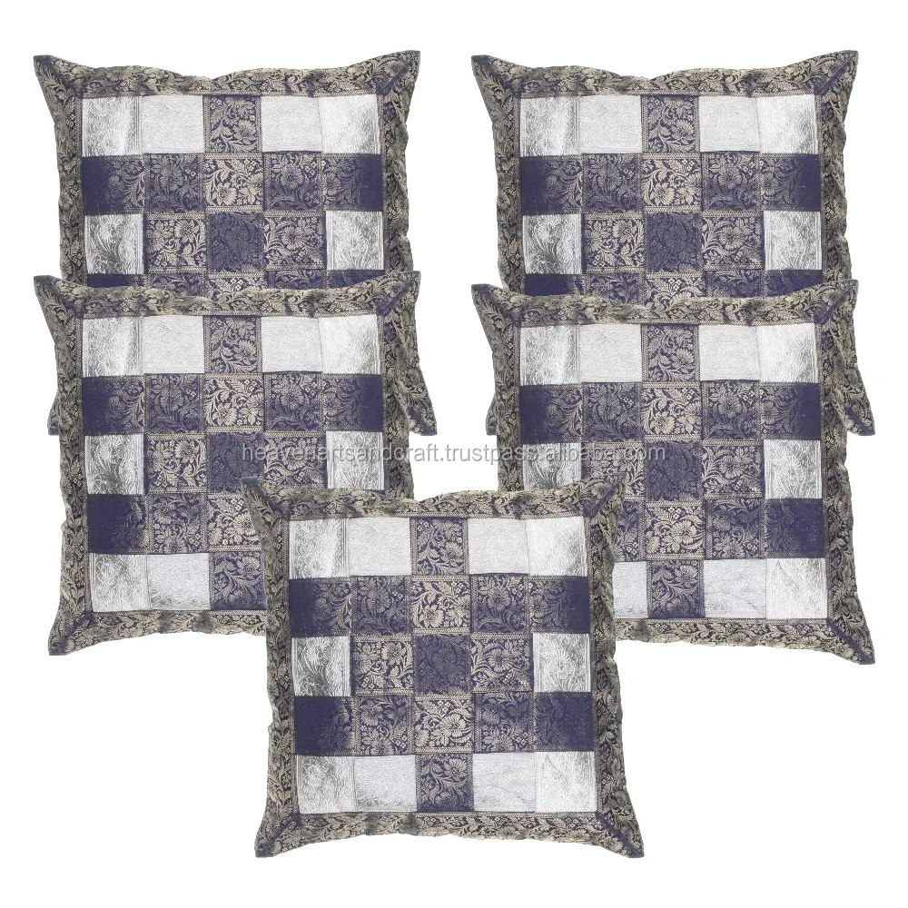 CU 111 Silk Five Pieces Cushion Cover