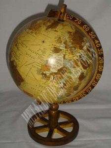 Diseño moderno Oficina Mundo Globo Artesanía Aluminio Metal Mapa del mundo - Product Image 4