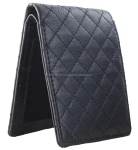 Portafogli in pelle fatti a mano per uomo elegante portafoglio bifold da uomo dal design personalizzato a basso prezzo made in India ordine all'ingrosso