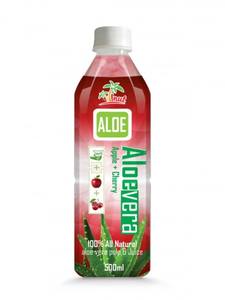 Boisson de purée d'aloe vera avec traitement savoureux de pulpe emballée dans des bouteilles - Product Image 3