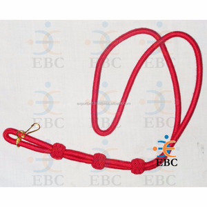 Cordons de sangle en viscose rouge pour uniformes, cordons d'épaule en fil métallique, fabriqués en coton de soie, couleur personnalisée, jaune doré, argent - Product Image 1