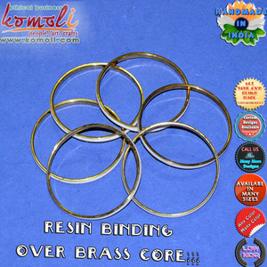 เรซิ่นอินเดียเครื่องประดับที่ทำด้วยมือทองเหลืองสร้อยข้อมือโลหะ - Product Image 4