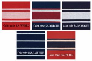 Tablier à rayures blanches, en tissu polycoton, bleu foncé et rouge, dernier modèle, livraison gratuite - Product Image 5