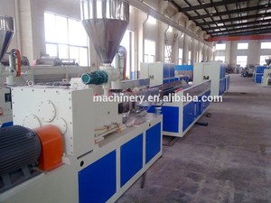 1110*110mm PVC Square Pipe Making Machine With Good Price Production Line Twin Screw Plastic Extruder