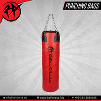 Sacs de frappe lourds de Muay Thai pour le kick-boxing, en vinyle et cuir, couleur personnalisable, taille standard, marque OEM, modèle BAF-083