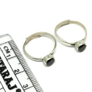 Anillo de plata de primera ley y circón para mujer, sortija, plata esterlina 925, Circonia cúbica, zirconia, circonita, zirconita, zirconita, circón, color negro - Product Image 6