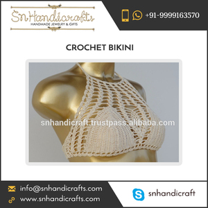 Top de Bikini de Ganchillo Hecho a Mano, Personalizado y Moderno, para Compra al por Mayor, Magia Hecha a Mano - Product Image 1
