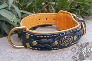 Prix de gros d'usine, colliers pour chiens en cuir personnalisés à 100%, authentiques, pour animaux de compagnie adorables - Product Image 2