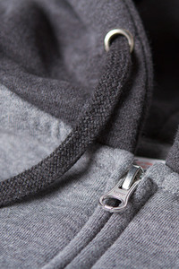 เสื้อฮู้ดตัวแทนซิป Unisex มาพร้อมกับโลโก้ของคุณ - Product Image 6