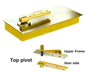 Ferme-porte automatique à double balançoire, pour porte de 110kg, réglable après suspension, fabriqué au japon