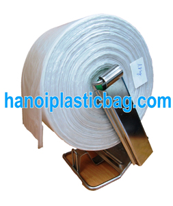 HDPE clear for grocery flat bag on <b>roll</b> - Product Image 4
