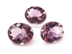
 
 
 Pierre précieuse en améthyste naturelle rose, pierre brute, taille polie, cristal clair, pour la fabrication de bijoux, taille et poids personnalisables, usine Di - Product Image 4