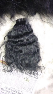 Meilleures ventes d'extensions de cheveux humains crus du sud de l'Inde Loose Deep Wave & Natural Style Direct from the Temple - Product Image 5