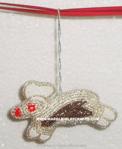 Indian Christmas Hanging, Zari Tree Ornament - Product Image 1