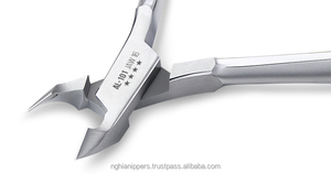 Nghia OMI AL-101 Vietnam Pinces à ongles plaquées gris en acier inoxydable Pinces à ongles incarnés Premium Set de manucure avec support OEM - Product Image 6