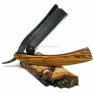 Rasoir droit spécial en métal, pour hommes - Product Image 1