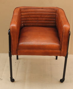 Estructura de tubo de Metal Industrial, sillón de cuero para sofá - Product Image 2