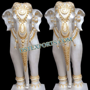 Statue d'éléphant Antique de grande taille, 1 pièce, décoration de scène de mariage - Product Image 2