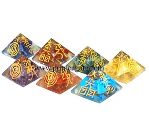 Nieuwste Orgone Chakra Usai Reiki Piramide Set | Orgone Voor Verkoop