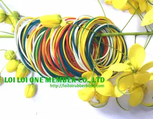 100% Natural rubber band strong High-temperature resistance color rubber band size 38mm mix color - Natural Latex Mixed Color Ru