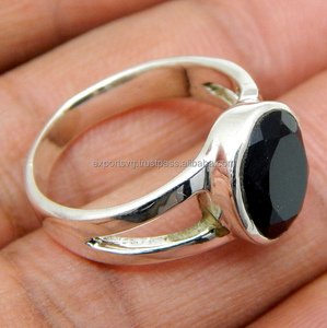Latest <b>Black</b> Onyx Gemstone 925 Sterling Solid Silver Fine Handmade <b>Ring</b> Custom Jewelry Silver Women Fashion <b>Men</b> Gift - Product Image 2