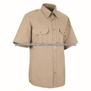 Uniformes y Equipo de Seguridad OEM al por Mayor, Camisa de Guardia de Seguridad de Manga Corta 100% Poliéster Premium - Product Image 5