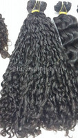 최고의 도매 저렴한 인모, 곱슬 인간의 머리카락. 100% 레미 인간의 머리카락, 부드럽고 부드러운.