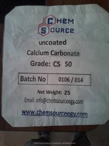 CS enduit 40T de catégorie industrielle de poudre de carbonate de calcium Caco3 de remplisseur de blancheur élevée - Product Image 4