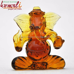 Handmade Crystal Ganesha Glass Crystal Gifts Wedding Favor with Best Quality and Wholesale Price - Product Image 4