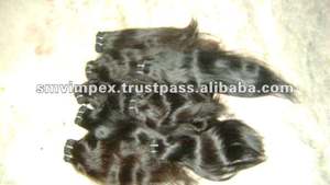 2028 New Arrival 8"-32" Best Sizes Good Feedback Remy Indian Natural Hair Weaving.No Shedding and No Tangling Remy Human Hair - Product Image 5