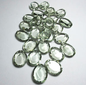 ชุดต่างหูแหวนพลอยอเมทิสต์เจียระไนแบบเหลี่ยมเพชรพลอยสีเขียว14X18มม. รูปทรงแฟนซีได้รับการรับรองจากบุคคลที่สามตามธรรมชาติ - Product Image 2