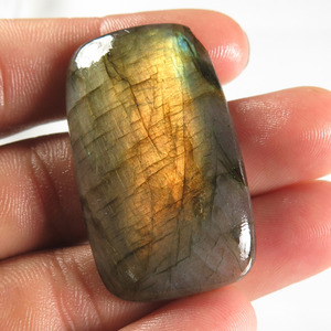 Cabochon en vrac de pierres précieuses taillées et à facettes en Labradorite artisanale pour la fabrication de boucles d'oreilles et de bagues en gros - Product Image 2