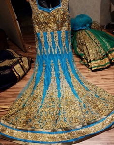 Anarkali ชุดอินเดียและปากีสถานปักสไตล์อินเดียชุดสูทอินเดียชุดปาร์ตี้ขายส่งผู้หญิง - Product Image 5