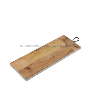आयताकार आकार आम की लकड़ी काट और काटने बोर्ड के लिए रसोई
