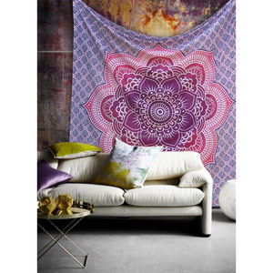 Ethnique Reine Taille Mandala Tapisserie Tenture Murale Élégant Imprimé Tapisseries pour La Décoration Intérieure Dortoir Literie Couverture Couvre-lit En Gros - Product Image 4