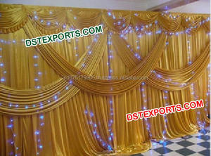Fondo bordado a mano para boda, telón de último diseño, bordado rosa, cortinas bordadas - Product Image 3