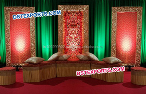 Panel de marcos para la etapa decoración de oro paneles tallados escenario elegante paneles de fibra de etapa - Product Image 5