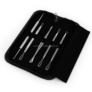 ชุดที่กำจัดสิวเสี้ยนสิวเสี้ยนที่จมูกทำจากโลหะ5ชิ้น - Product Image 1